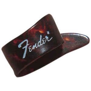 fender thumb guitar picks, tortiose shell, large, 3-pack