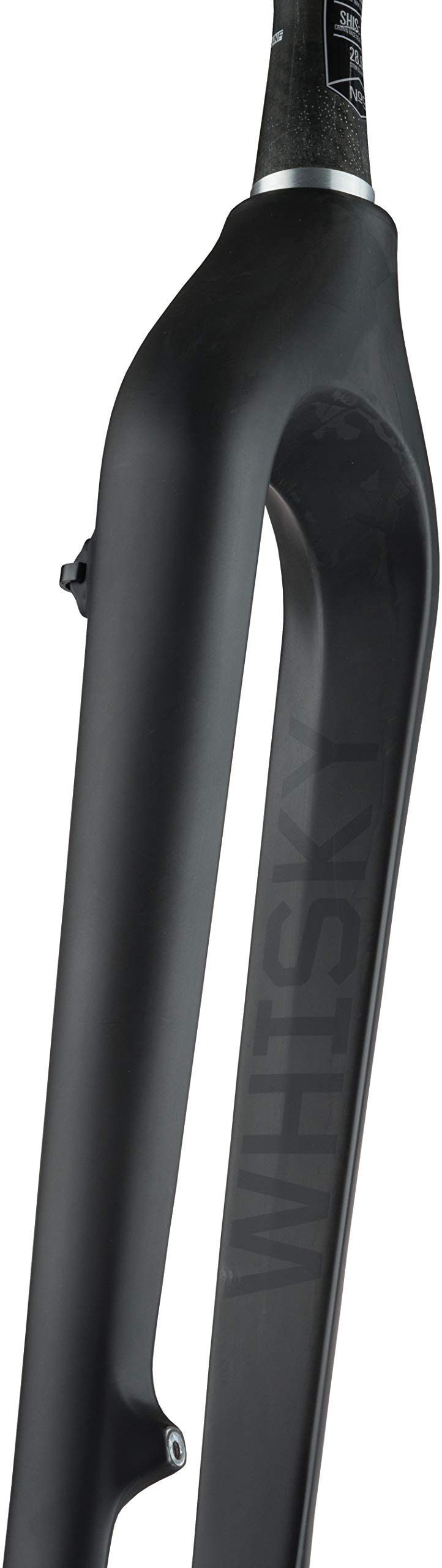 WHISKY - No.9 Carbon Fiber Mountain Bike Fork - 15mm x 100mm Thru Axle, 1-1/2 Inch Tapered Steerer, Post Mount Disc Brake