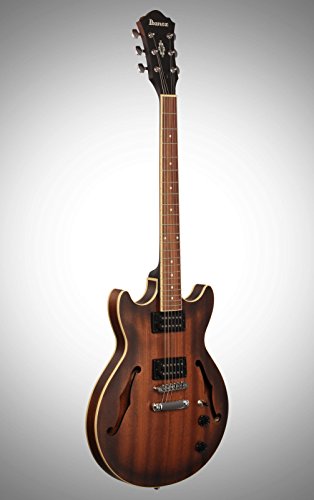 Ibanez Artcore 6 String Semi-Hollow-Body Electric Guitar, Right, Tobacco Flat (AM53TF)