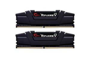 g.skill ripjaws v series (intel xmp) ddr4 ram 16gb (2x8gb) 3200mt/s cl16-18-18-38 1.35v desktop computer memory udimm - black (f4-3200c16d-16gvkb)