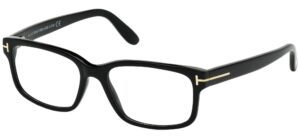 tom ford rectangular eyeglasses tf5313 001 shiny black 55mm ft5313