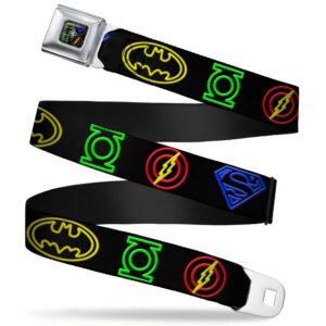 buckle-down seatbelt belt justice league xl