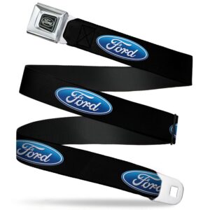 Buckle-Down Seatbelt Belt Ford Regular, 1.5" Wide - 24-38 Inches in Length