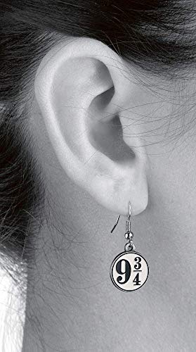 Harry Potter Platform 9 3/4 Silver Plated Earrings