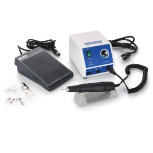 Micromotor Kit w/Rotary Handpiece MH-170 w/ 1/8” Collet, Control Box HP4-917, Variable Speed Control Foot Pedal HP4-960