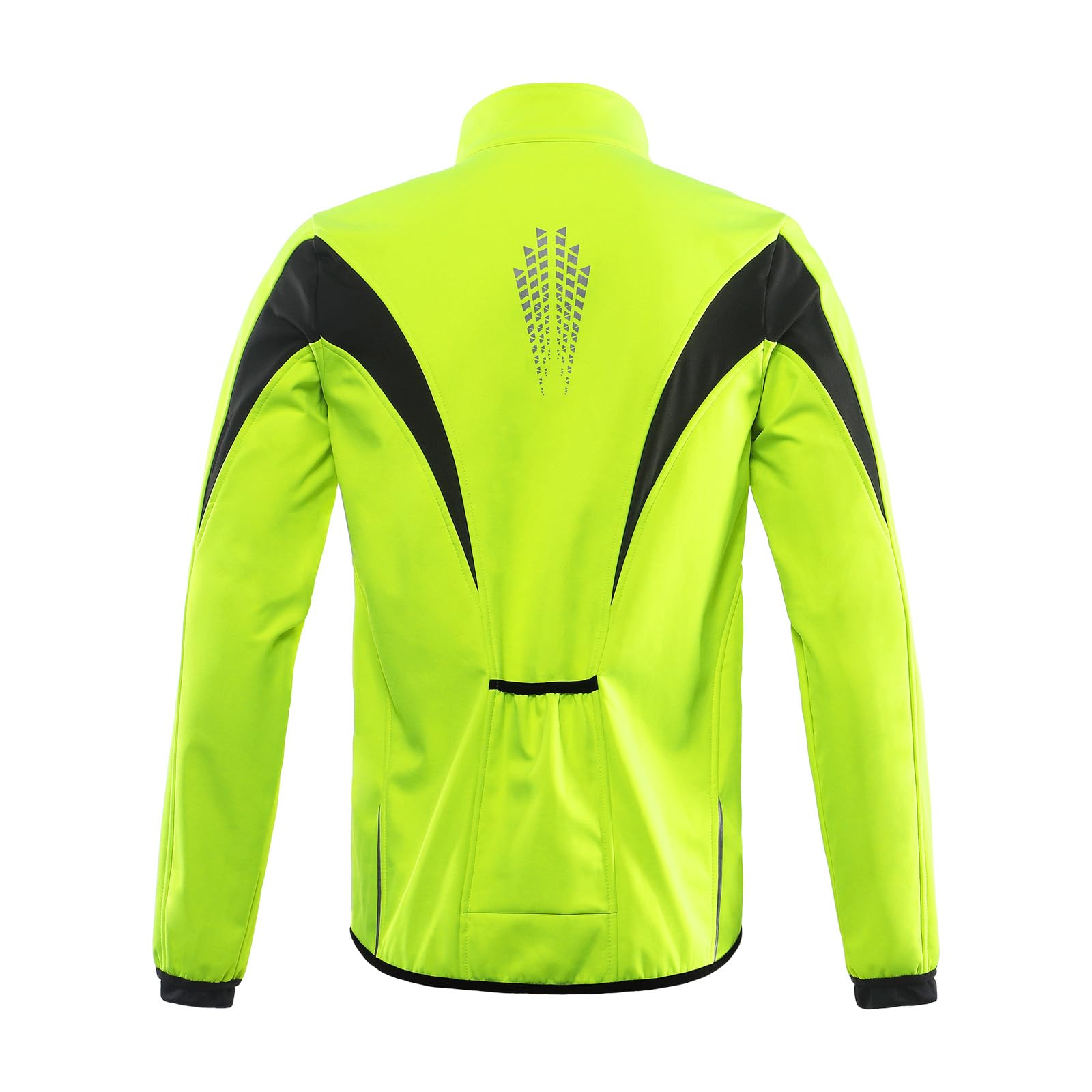 ARSUXEO Winter Warm UP Thermal Softshell Cycling Jacket Windproof Waterproof 15-k