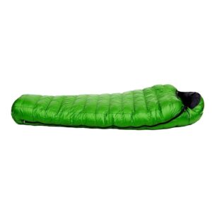 western mountaineering 10 degree versalite sleeping bag moss green 5ft 6in / left zip