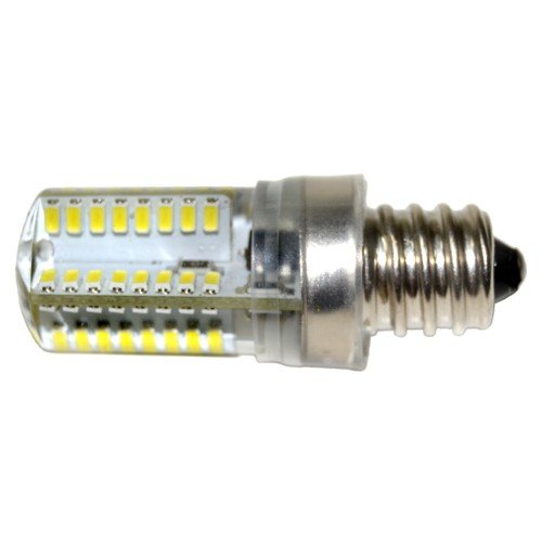 HQRP 7/16" 110V LED Light Bulb Cool White Compatible with Brother LS-2125 / LS-2125b / LS-2125i / LS-2129 / LS-2130 / LS-2150 / LS-2160 Sewing Machine