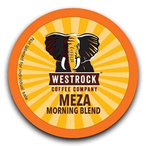 Westrock Coffee Company, Meza Morning Blend, Single Serve Coffee Cup, Medium Roast (12)