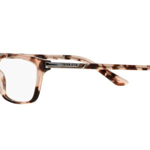 Ralph by Ralph Lauren Women's RA7044 Cat Eye Prescription Eyewear Frames, Shiny Light Pink Tortoise/Demo Lens, 52 mm