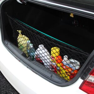 JessicaAlba Envelope Style Trunk Cargo Net Fit Ford Edge Escape Expedition Explorer Flex Windstar