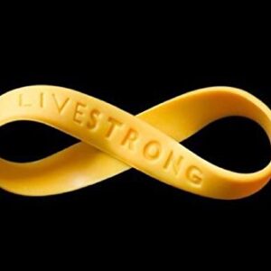 LiveStrong Live Strong Yellow Bracelet Wristband 2 Pack of Size Adult 8 inch L/xl