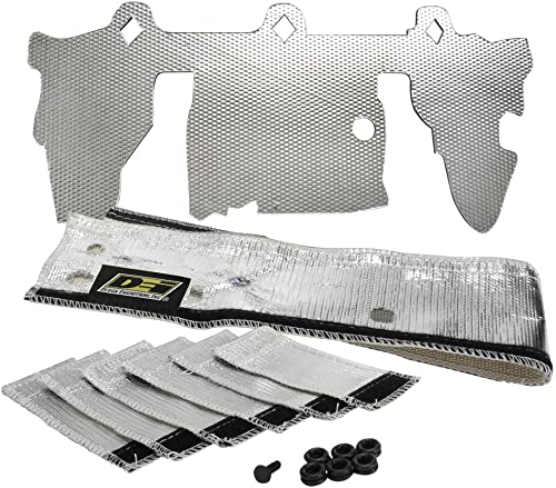 DESIGN ENGINEERING Fuel Rail & Injector Cover Kit for Jeep (1997-2004, 4.0L Engine) - Our Accessories Reduce Vapor Lock & Keep Fuel Injectors & Rails Cooler