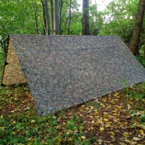 DD Hammocks Tarp 4x4 - MC (13ft x13ft**) - 100% Waterproof - Lightweight & Multifunctional Rainfly Square Camo Tarp Tent Group Shelter for Camping Bushcraft & Scouts