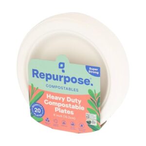 Repurpose, 6" Eco-Dessert Plates, 20 Count