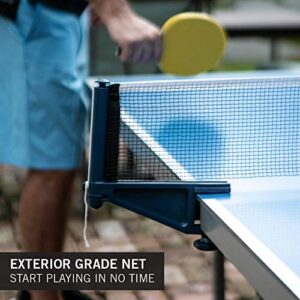 STIGA XTR Professional Outdoor Table Tennis Tables – All Weather Aluminum Waterproof Outdoor or Indoor Design with Net & Post - 10 Minute Easy Assembly Ping Pong Table with Compact Storage