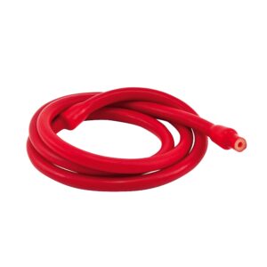 lifeline r6 4' plugged resistance cable, 60 lb, red