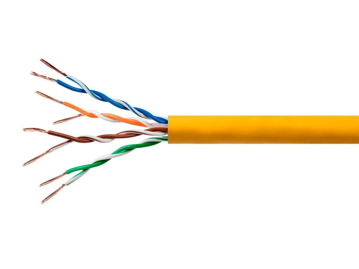 Monoprice Cat6 Ethernet Bulk Cable - Stranded, 550Mhz, 10G, UTP, CM, 24AWG, Pure Bare Copper Wire, Pull Box, 250 Feet, Blue