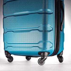 Samsonite Omni PC Hardside Expandable Luggage with Spinner Wheels, Caribbean Blue, 2-Piece Set (20/28)