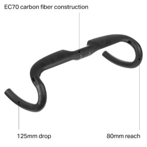 Easton Road Bar EC70 42CM Aero 31.8 Handlebar - Black, N/A