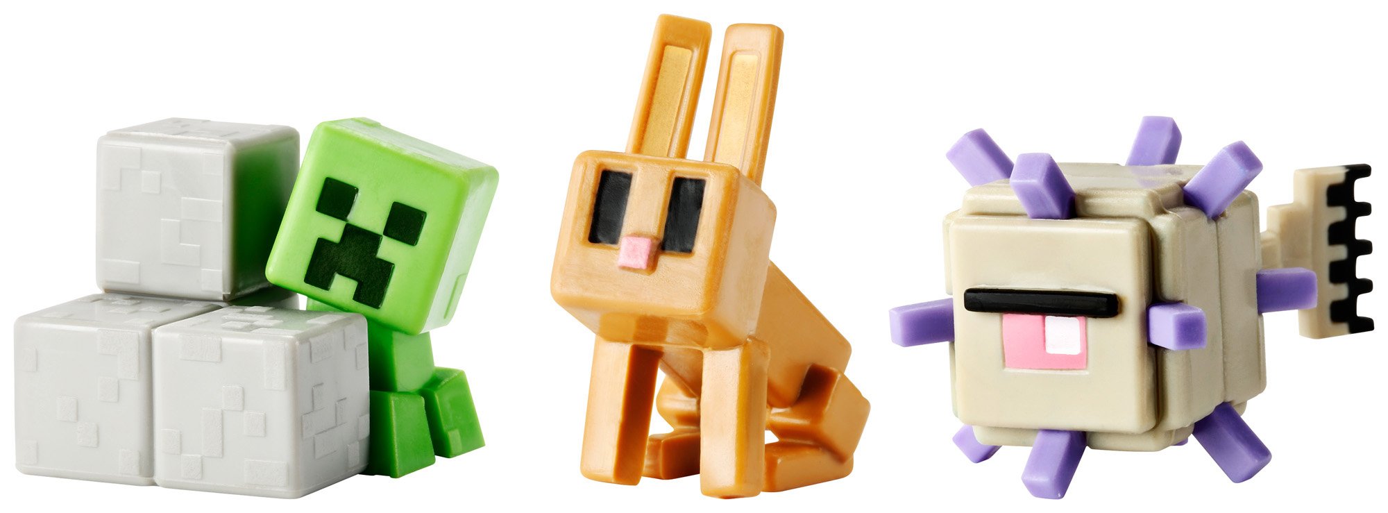 Elder Guardian, Sneaky Creeper & Rabbit Mini Figure (3 Pack)