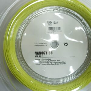 YONEX Nanogy 95 Badminton String 200m Reel-(Flash Yellow)