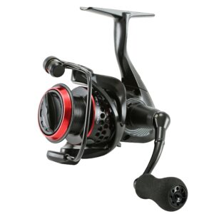 okuma Ceymar Spinning Reel Size 10 - 5Lb Max Drag Pressure, Black/Red