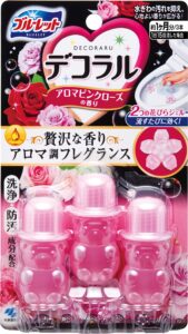 bluelet decoraru air freshener aroma pink rose scent for toilet (japan import)