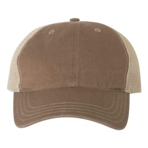 Richardson Garment Washed Trucker Cap Adjustable Driftwood/ Khaki