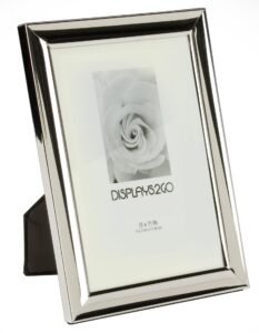 displays2go bwpf57s427 bulk picture frames, 5 x 7, silver