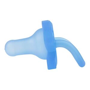 Dr. Brown's HappyPaci Silicone Newborn Pacifier for Breastfeeding Baby - Blue - 3pk - 0-6m