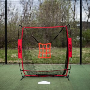 Rawlings | PRO-STYLE PRACTICE NET | 7' Baseball/Softball Training Net