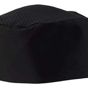 Black Chef Hat - Adjustable. One Size Fit Most (1)