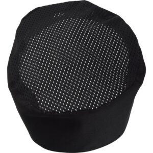 Black Chef Hat - Adjustable. One Size Fit Most (1)