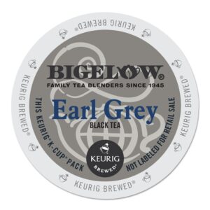 bigelow 6082ct earl grey tea k-cup pack, 24/box, 4 box/carton