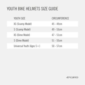 Giro Scamp Youth Recreational Bike Cycling Helmet - Small (49-53 cm), Matte Blue/Lime (2021)