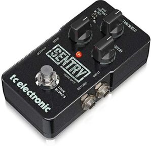 TC Electronic SENTRY NOISE GATE Multiband Noise-Gating Pedal with Hard-Gate Mode and Built-In TonePrints*