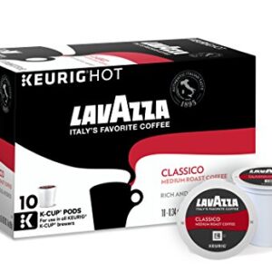 Lavazza Classico Medium Roast Keurig K-Cups Coffee, 10 Count