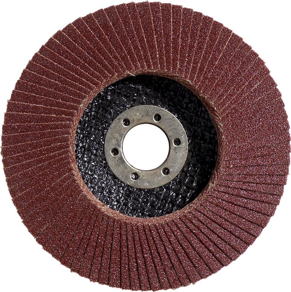 Bosch Professional 2608603659 Angulated K120 Flap Disc for Metal, Black/Red, 125 mm