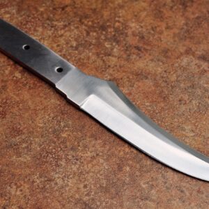 Whole Earth Supply 1095 High Carbon Steel Upswept Knife Blank Blade Hunting Skinning Skinner 1095HC