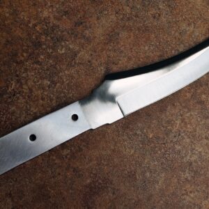 Whole Earth Supply 1095 High Carbon Steel Upswept Knife Blank Blade Hunting Skinning Skinner 1095HC