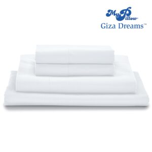 MyPillow Giza Dreams Bed Sheets [King, White]