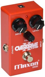 maxon compact series od808x overdrive extreme bass distortion effects pedal