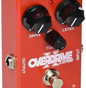 Maxon Compact Series OD808X Overdrive Extreme Bass Distortion Effects Pedal