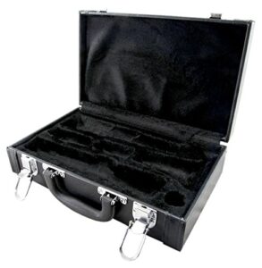 sky clhc402 brand new vegan leather hard shell clarinet case for bb clarinets