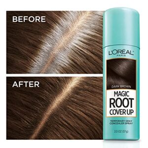 L'Oreal Paris Root Cover Up Temporary Gray Concealer Spray, Hair Color Spray with Filling & Thickening Coverage, Dark Blonde, Packaging May Vary