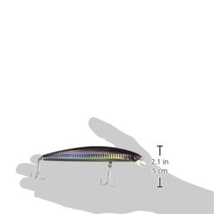 Daiwa Salt Pro Minnow Purple Back Silver Floating Lure