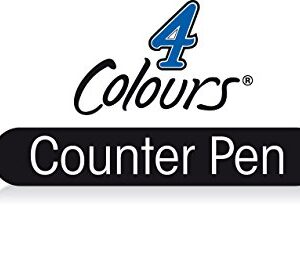 BIC Ballpoint Pen 4 Colours 2 Items Blue