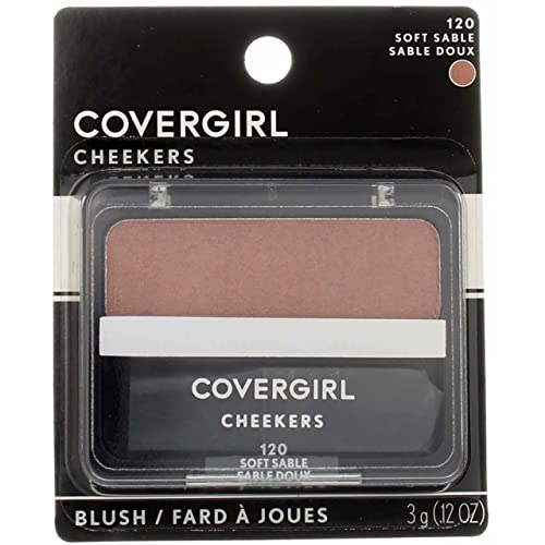 CoverGirl Soft Sable 120 Cheekers Blush -- 3 per case.