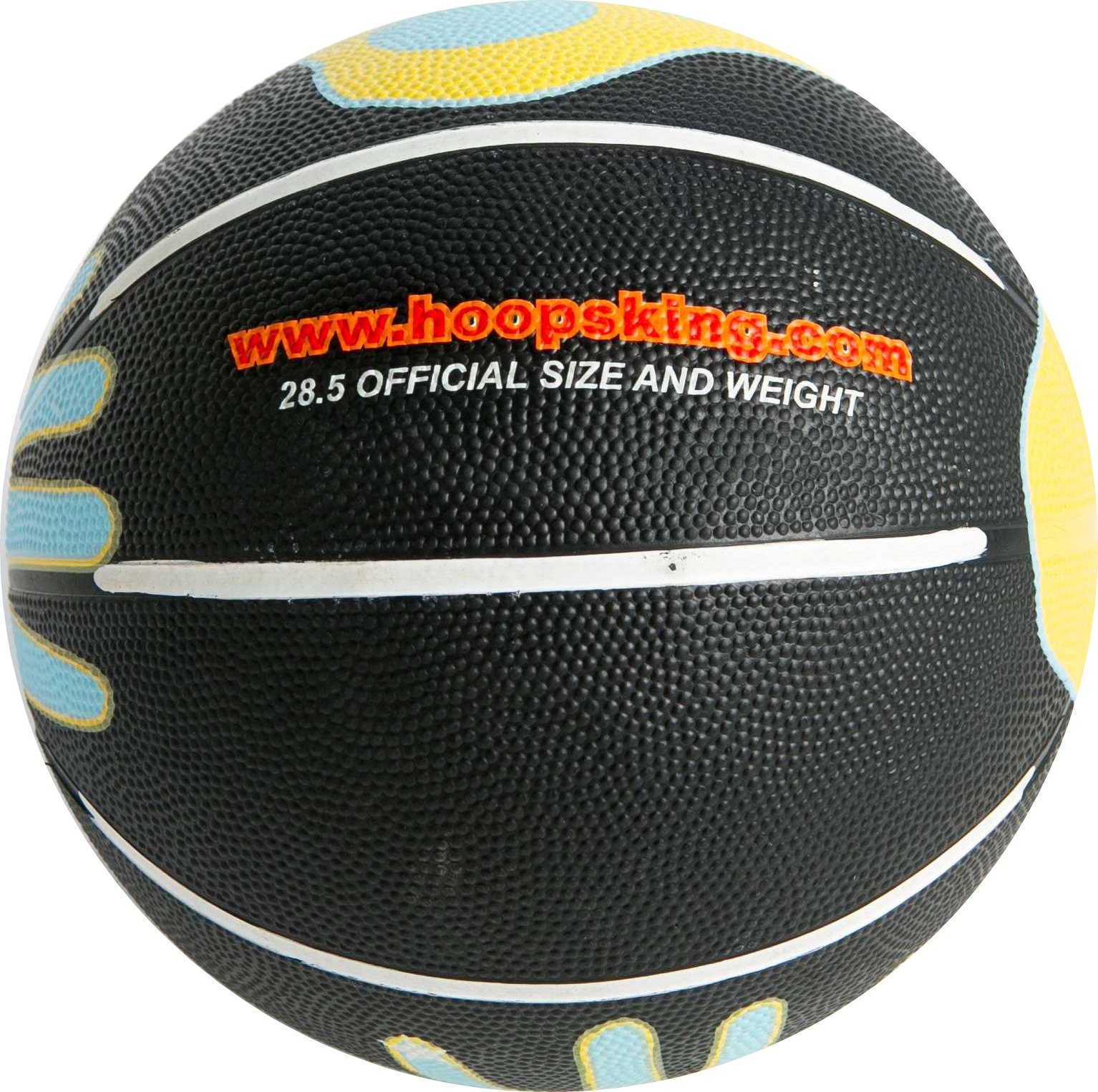 HOOPSKING Skill Shooter Basketball, Basketball with Hands On It - Always Shoot The Ball Correctly (Intermediate 28.5")